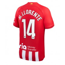 Atletico Madrid Marcos Llorente #14 Hemmatröja 2023-24 Korta ärmar